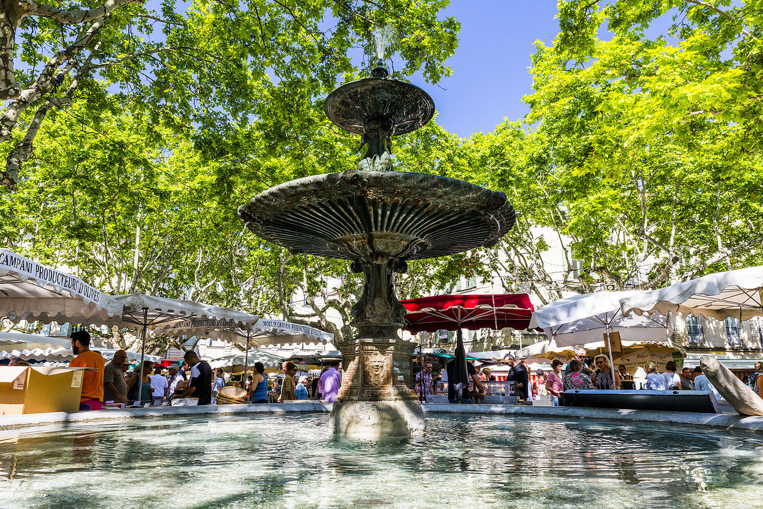 Le-marché-d'Uzès