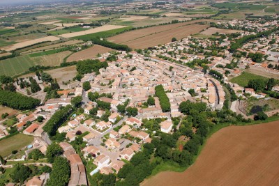 Vue aérienne Le Cailar