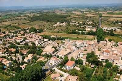 Vue aérienne Restinclières